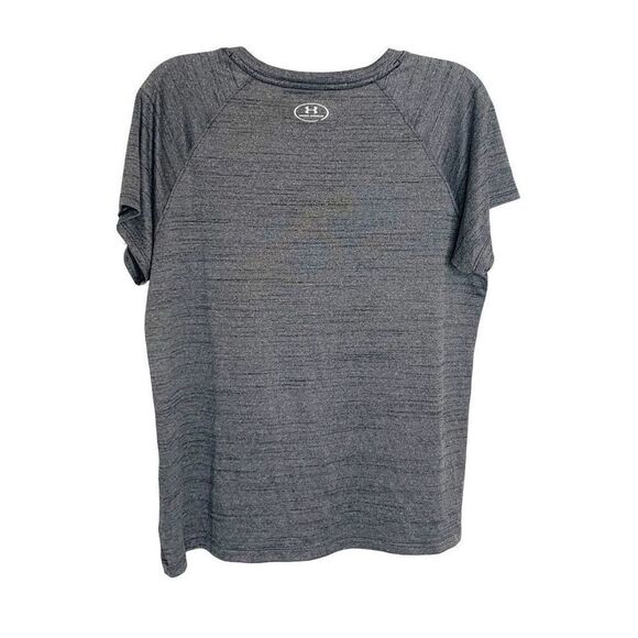 Under Armor Running Activewear Women’s Heathered Grey Loose T-Shirt Size Large L - Picture 3 of 5
